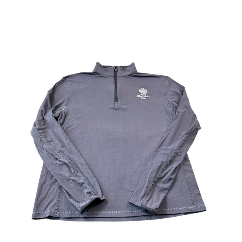 Greyson‎ Gray Trump National Performance Half Zip Pullover Golf Size Small